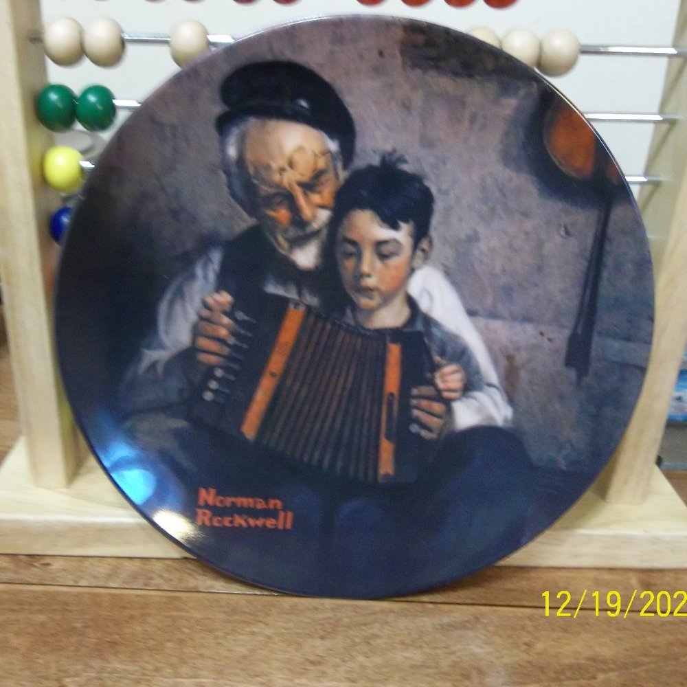 Norman Rockwell Collection. 7 Plate Set by Knowles
